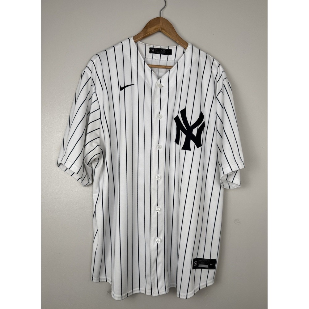 Nike New York Yankees Aaron Judge Jersey Size 2XL White Home MLB Baseball